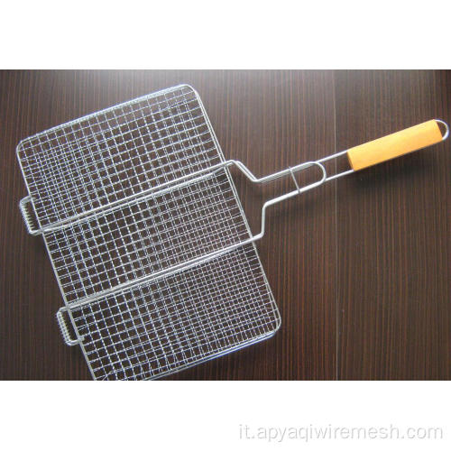 250 mm 280 mm Mesh di filo per griglia per barbecue usa e getta